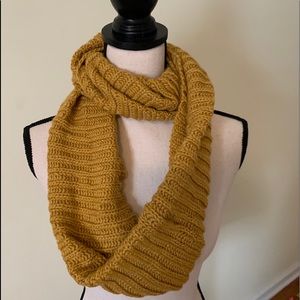 Gold infinity scarf